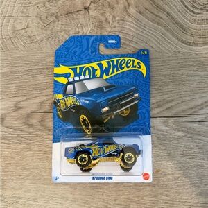 2026 Hot Wheels '87 Dodge D100 58th Anniversary Exclusive DIECAST Toy Race Car